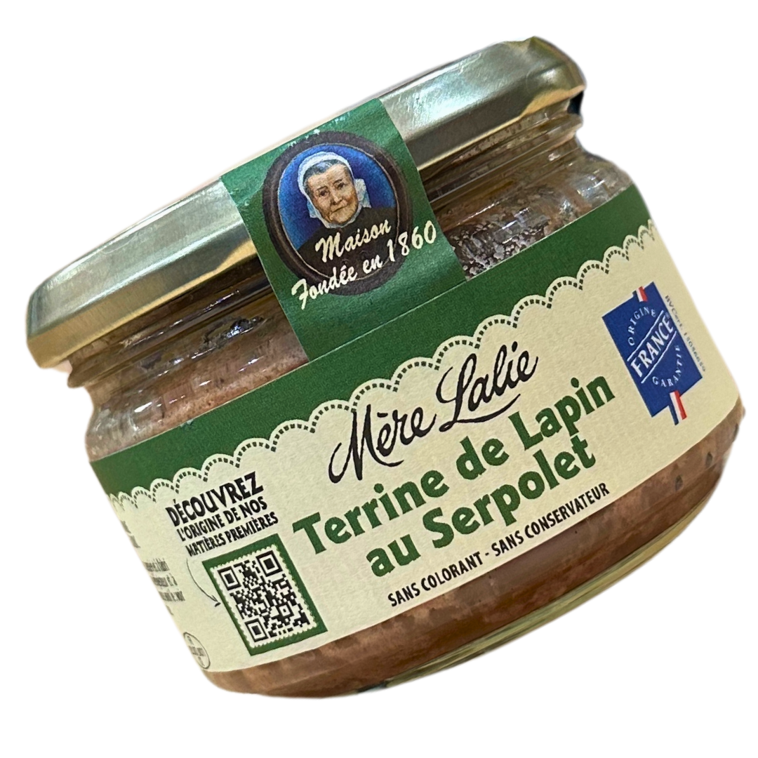 La Mere Lalie Rabbit Terrine with Wild Thyme 180g