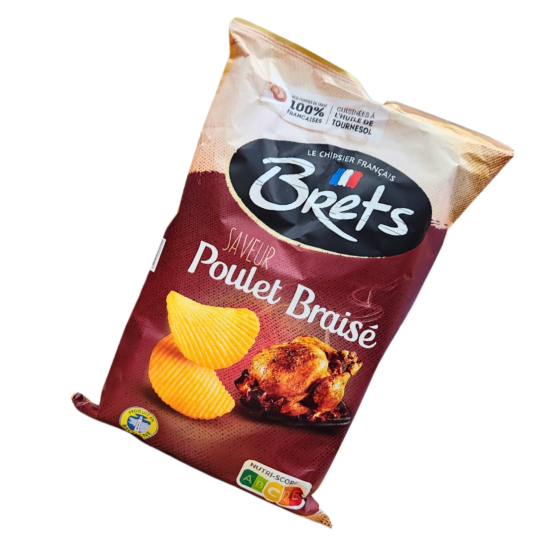 Brets Braised Chicken Chips 125g
