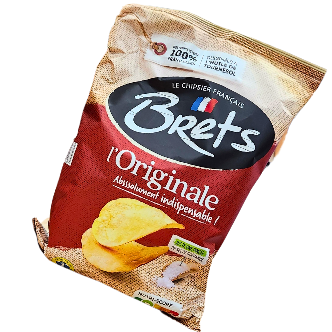Brets Original Chips with Guerande Salt 125g