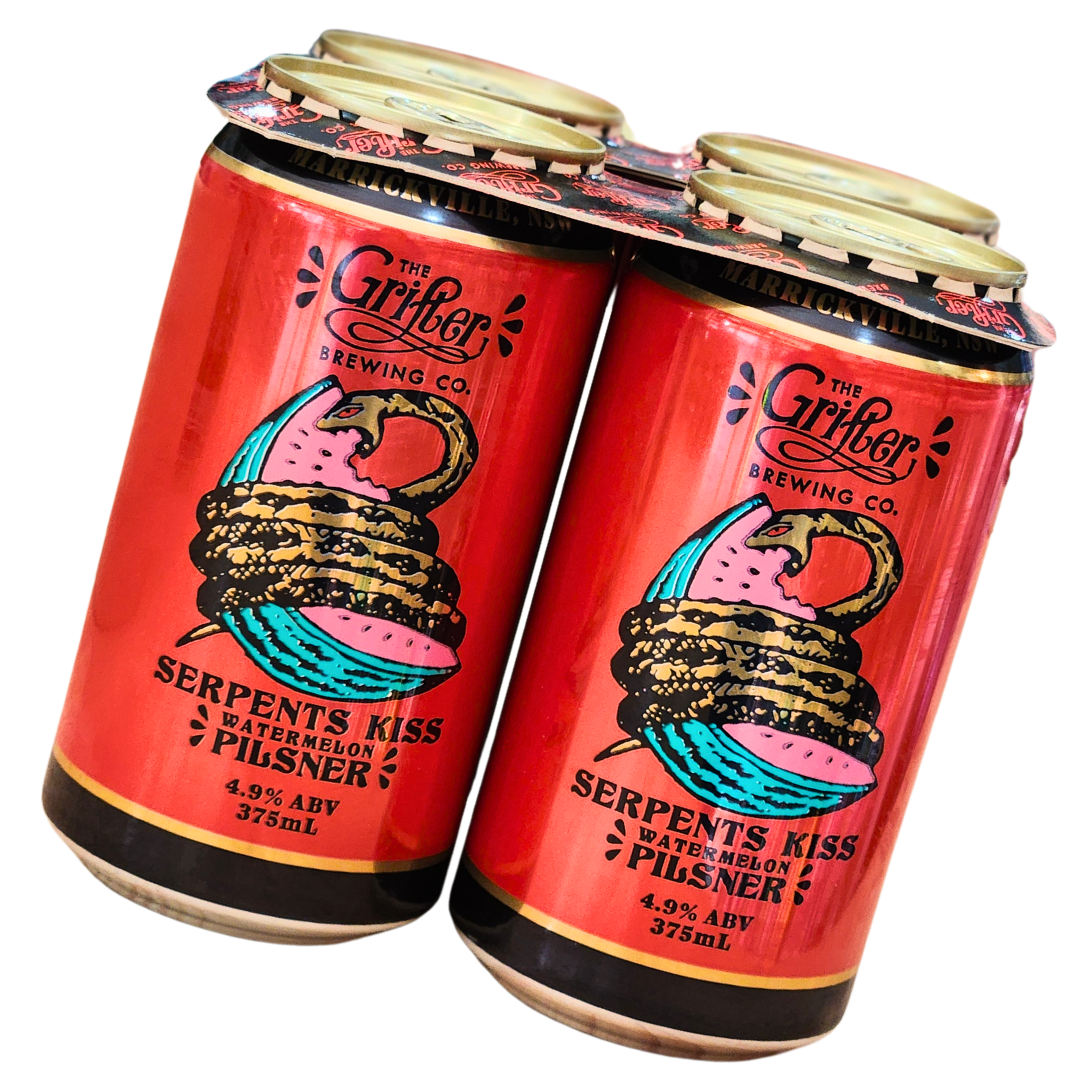 Grifter Serpents Kiss Watermelon Pilsner 375mL 4.9%