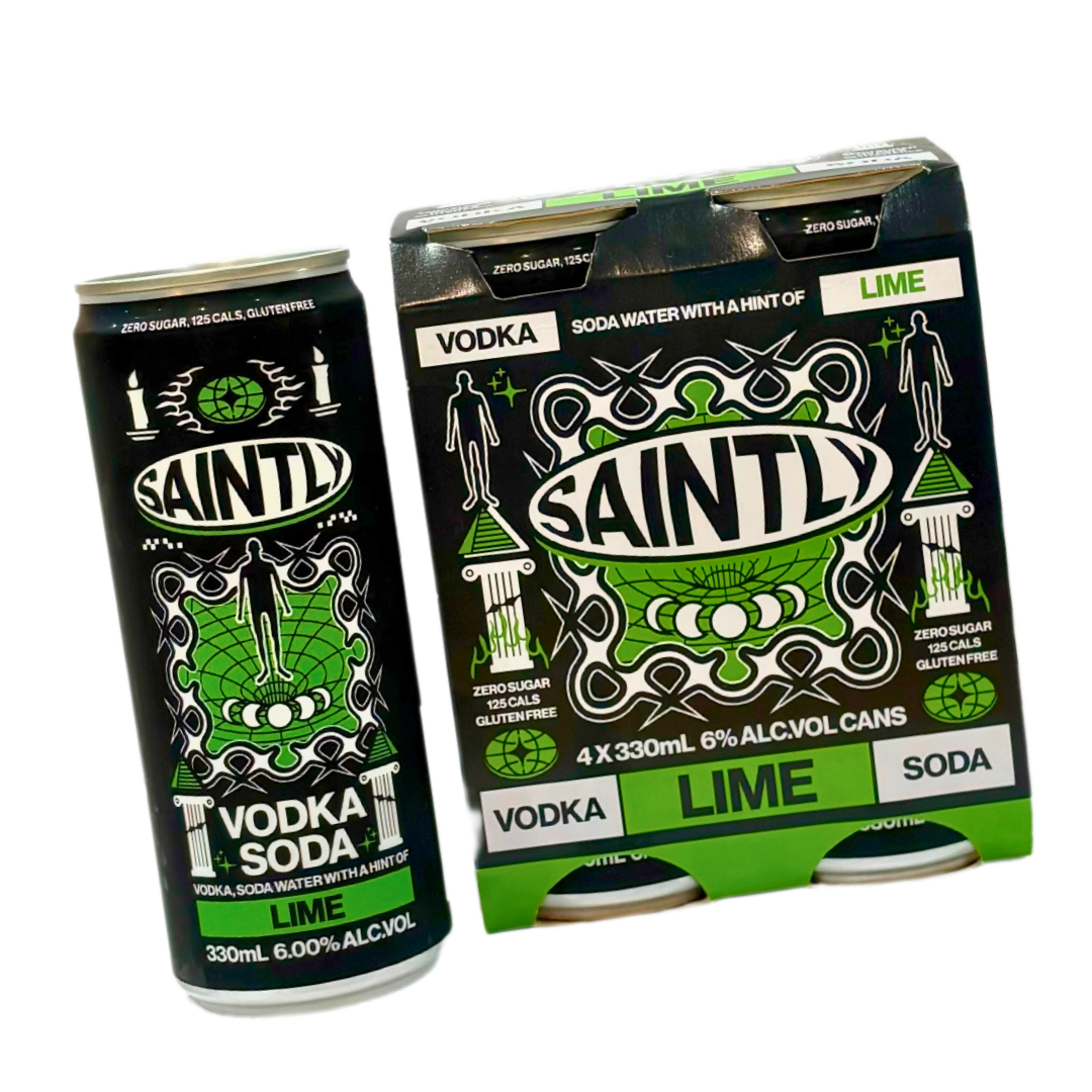 Saintly Vodka Lime Soda