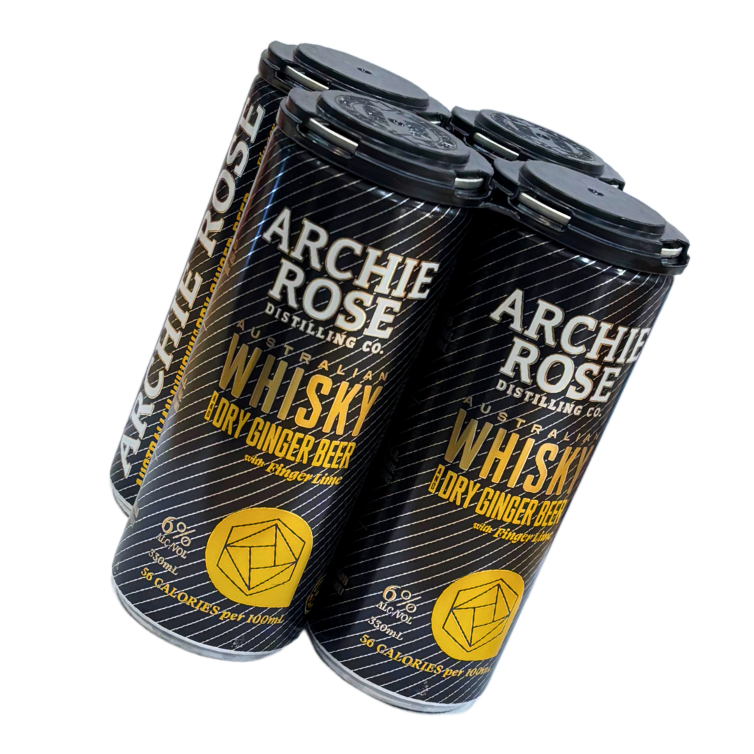 Archie Rose Distilling Co. Double Malt Whisky and Ginger Beer 330mL 6%