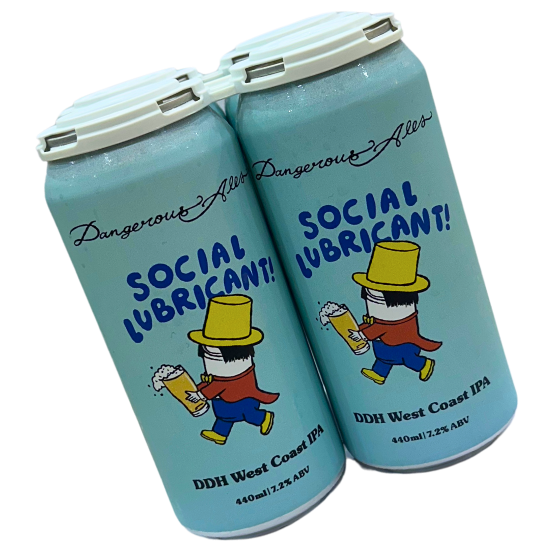 Dangerous Ales Social Lubricant DDH West Coast IPA 440mL 7.2%