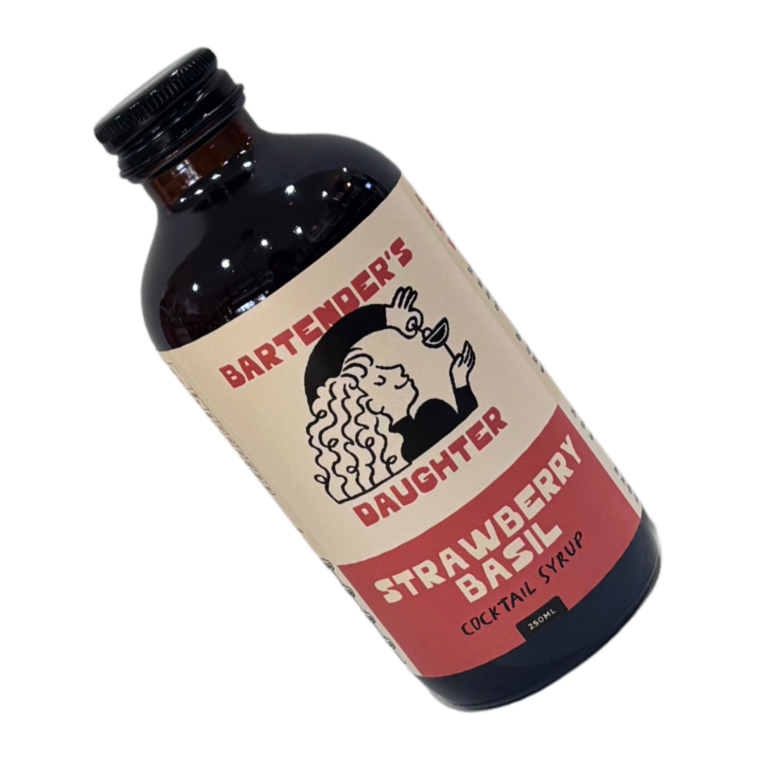 Bartender's Daughter Strawberry Basil Cocktail Syrup 250ml