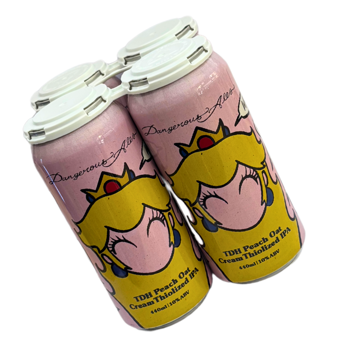 Dangerous Ales Princess Peach TDH Oat Cream Thiolized IPA 440mL 10%