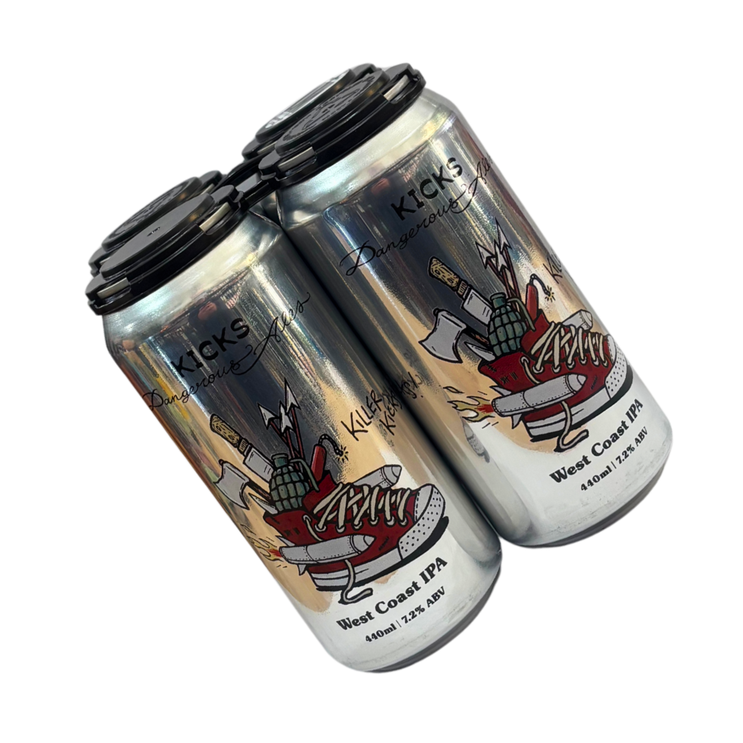 Dangerous Ales x Kicks Brewing Killer Kicks West Coast IPA 440mL 7.2%