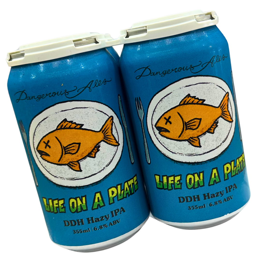 Dangerous Ales Life on a Plate DDH Hazy IPA 355ml