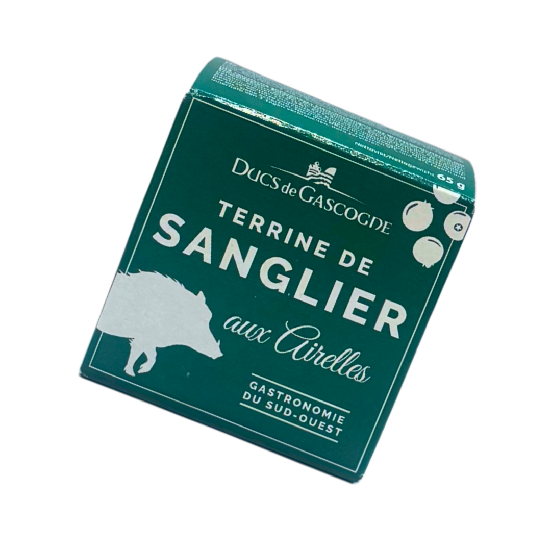 Ducs de Gascogne Wild Boar Terrine with Lingonberries 65g