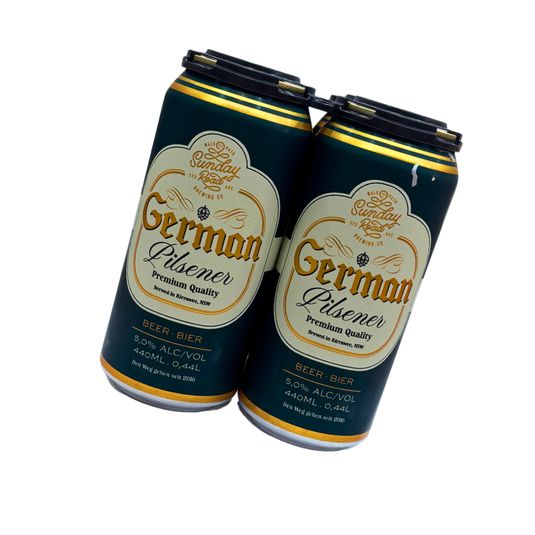 Sunday Road Brewing Co German Pilsener 440mL 5%