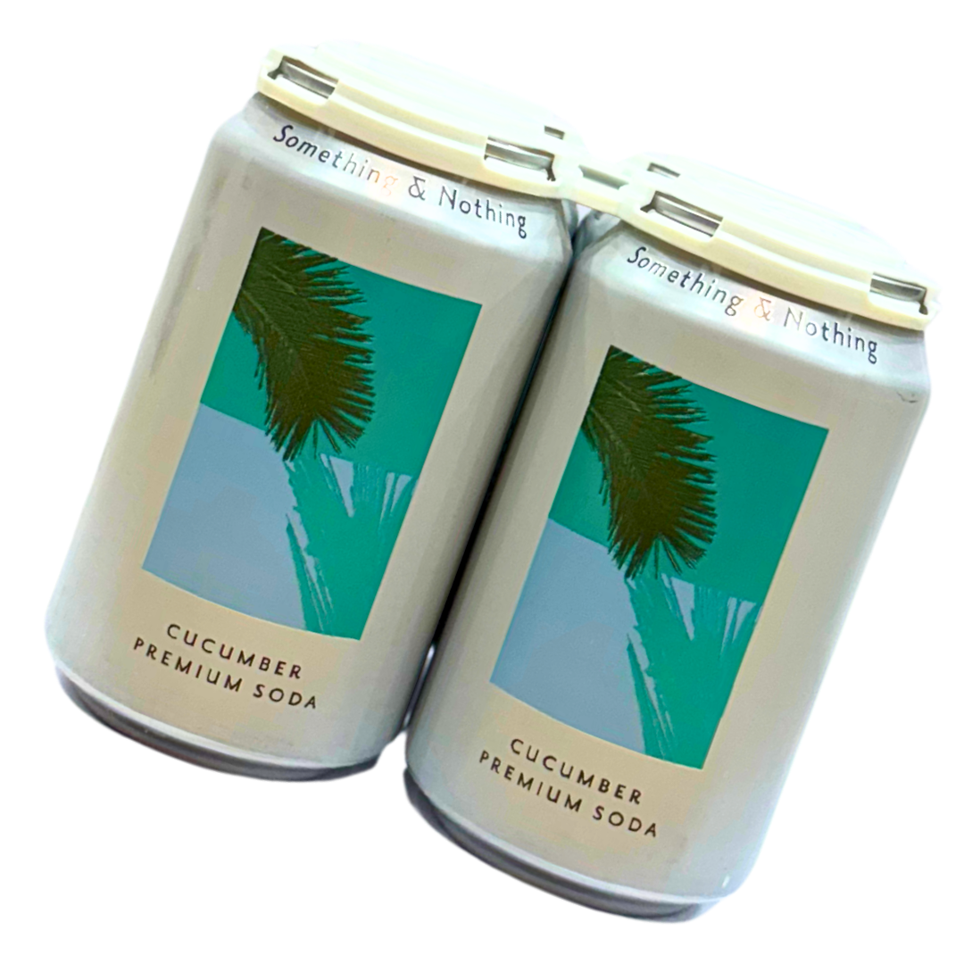 Something & Nothing Cucumber Premium Soda