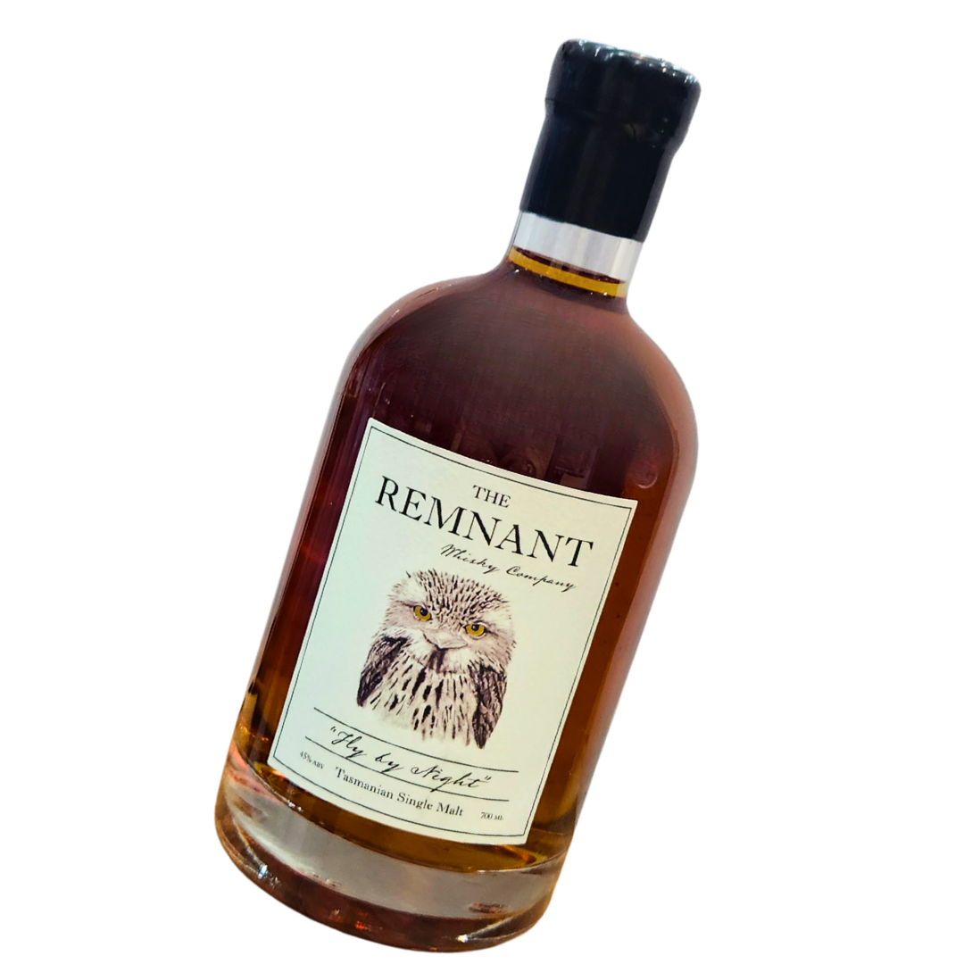 The Remnant "Fly By Night" Tasmanian Single Malt Whisky 45% ABV 700mL bottle