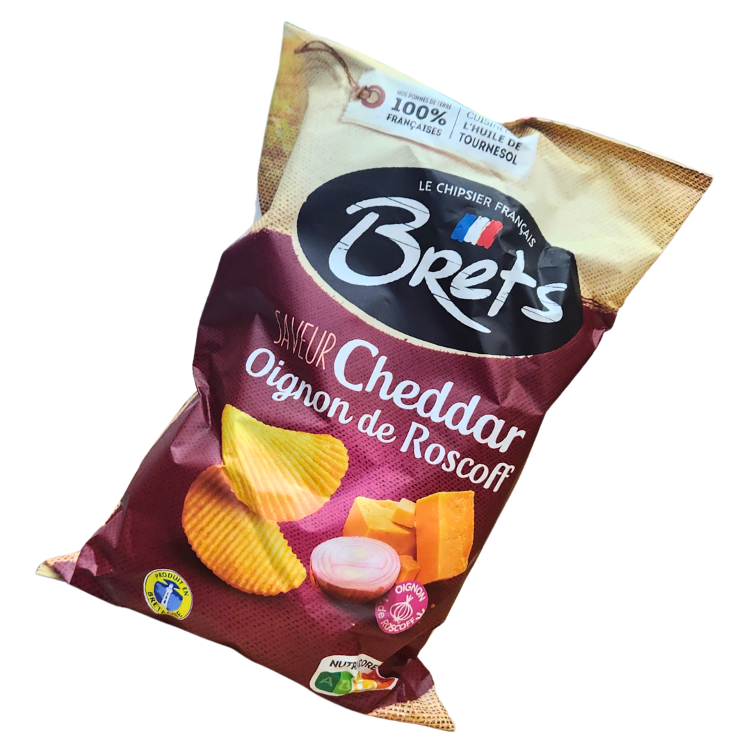 Brets Cheddar and Onion from Roscoff Chips 125g