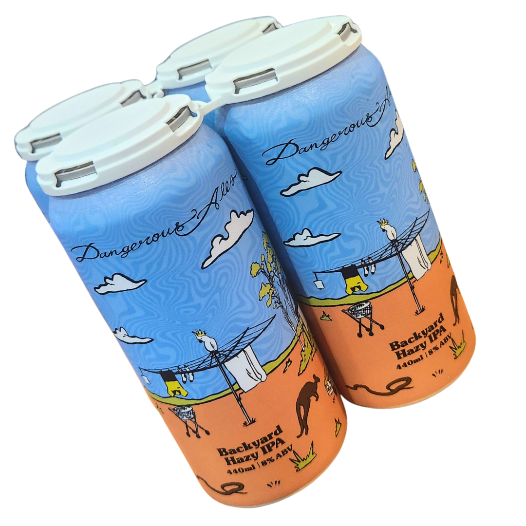 Dangerous Ales Backyard Hazy IPA 440ml. ABV: 8%