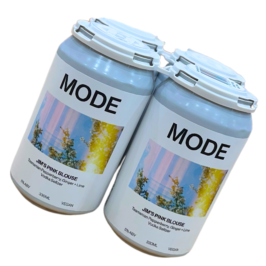 Mode Hard Seltzer - Jim's Pink Blouse - Tasmanian Pepperberry, Ginger & Lime