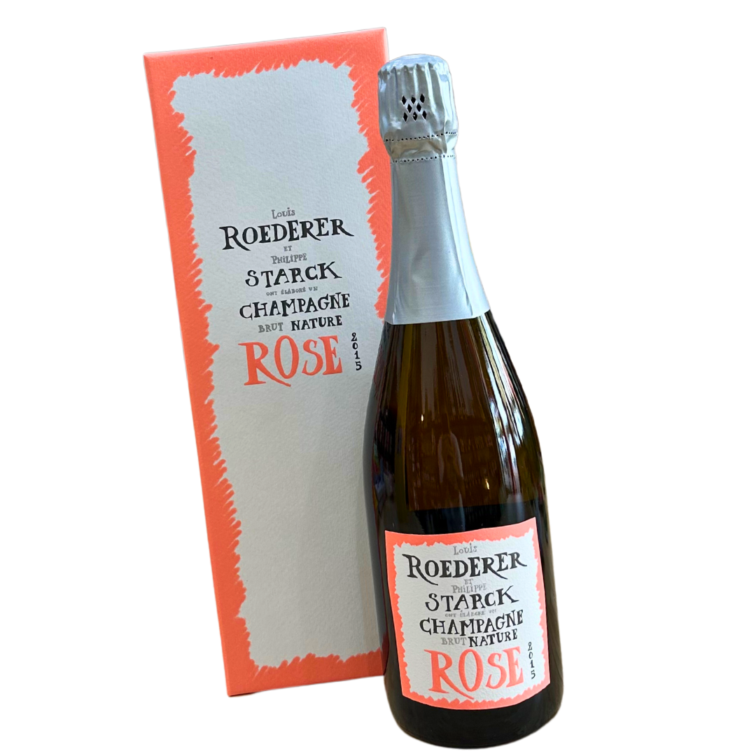Louis Roederer et Philippe Stark Brut Nature Rosé 2015