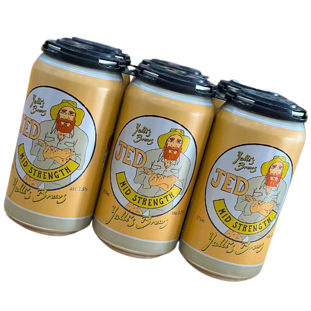 Yulli's Brews Jed Mid Strength 375mL 3.5%