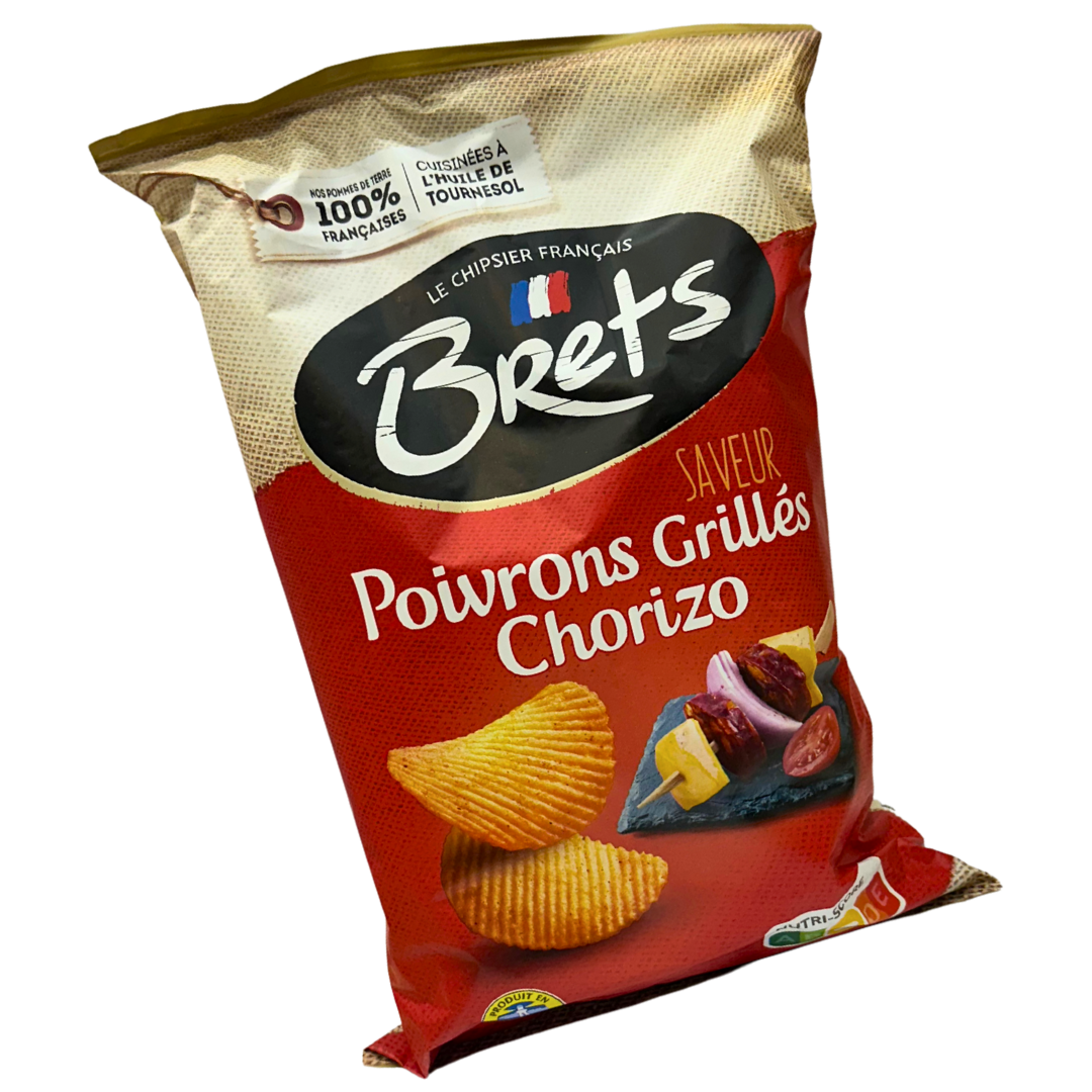 Brets Capsicum & Chorizo Chips 125g