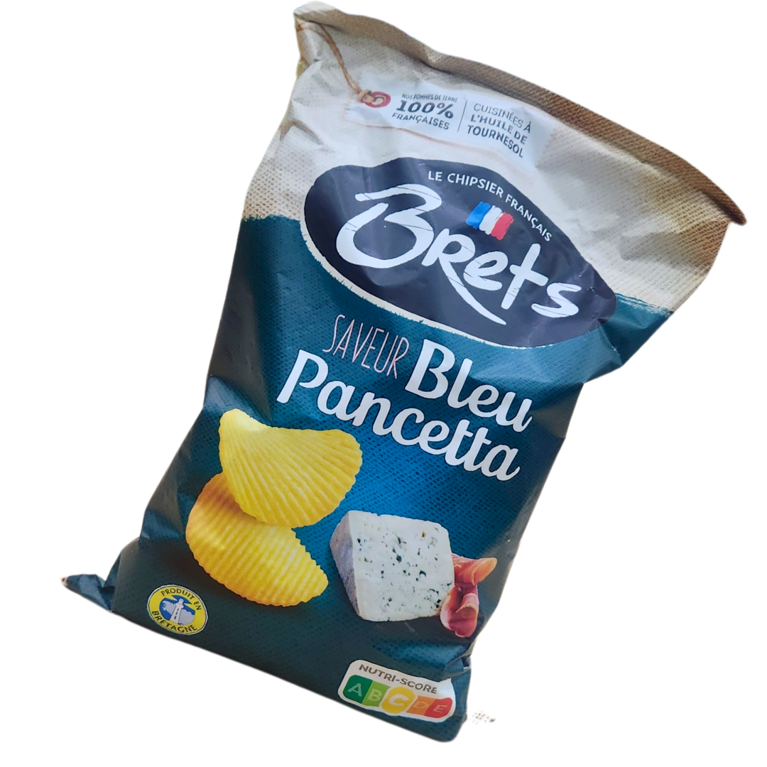 Brets Blue Cheese and Pancetta Chips 125g