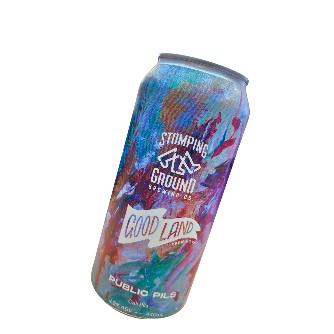 Good Land Cali Pilsner - PUBLIC PILSNER - Stomping Grounds Collab - 4.9%