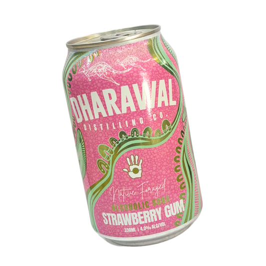 Dharawal Strawberry Gum Soda 330ml 4%