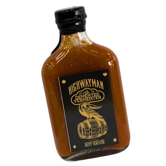 The Demented Fermenter X Highwayman Whisky Barrel Aged Hot Sauce