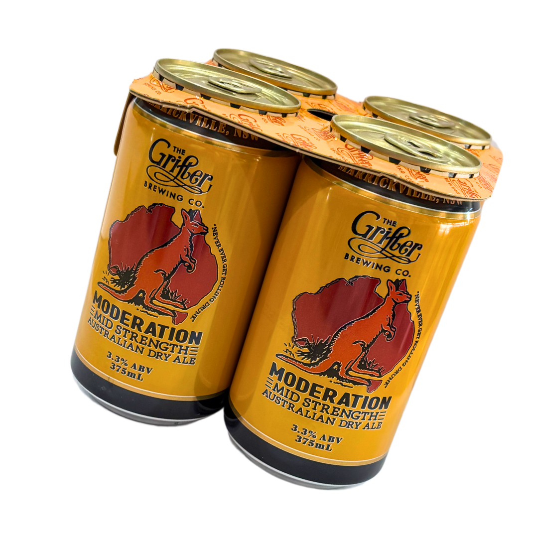 Grifter Moderation Mid Strength 375ml 3.3%