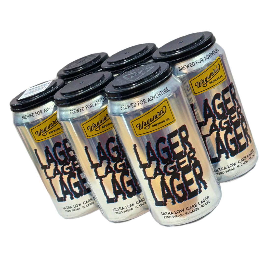 Wayward Brewing Lager Lager Lager | Ultra Low Carb Lager 4% 375mL