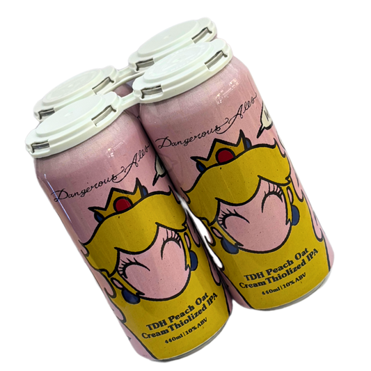 Dangerous Ales Princess Peach TDH Oat Cream Thiolized IPA 440mL 10%
