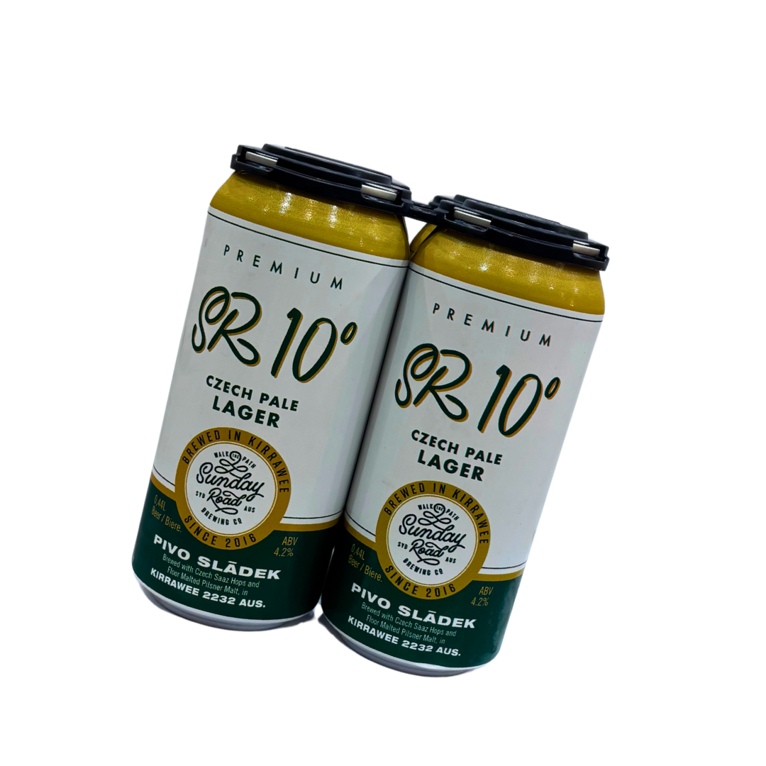 Sunday Road Brewing Co SR 10° – Czech Pale Lager 440mL 4.2%