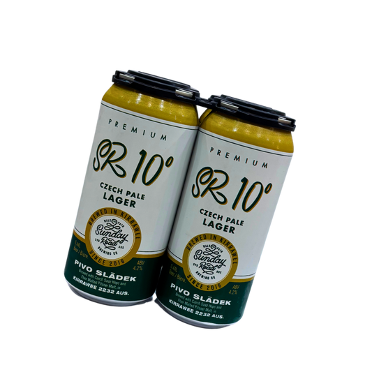 Sunday Road Brewing Co SR 10° – Czech Pale Lager 440mL 4.2%