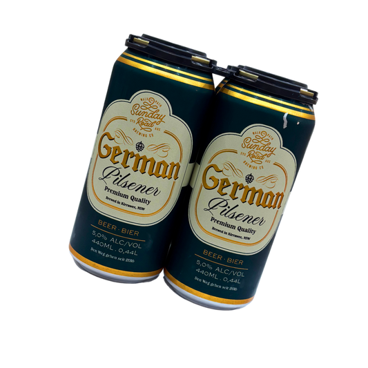 Sunday Road Brewing Co German Pilsener 440mL 5%