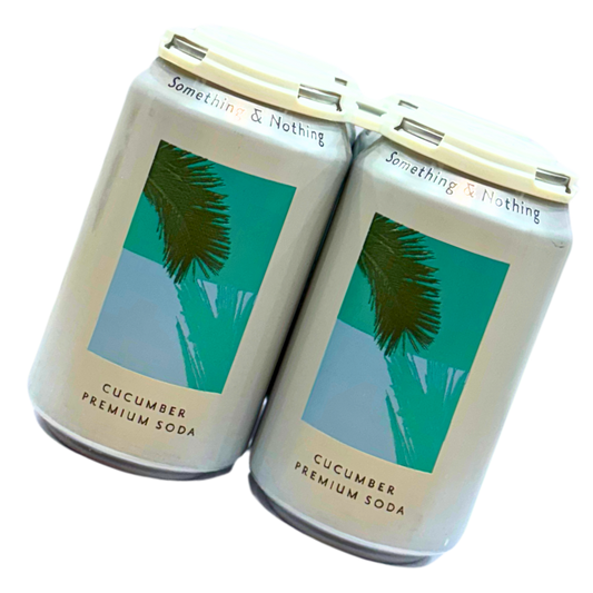 Something & Nothing Cucumber Premium Soda