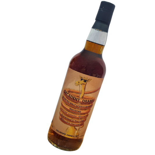 Decadent Drams Westport 21 Year Old Single Cask Blended Malt Scotch Whisky 51.8%