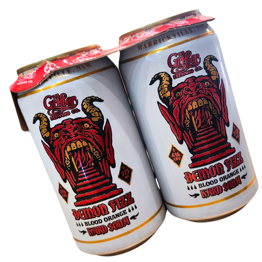 Grifter Demon Fizz Blood Orange Hard Soda 375mL 4%
