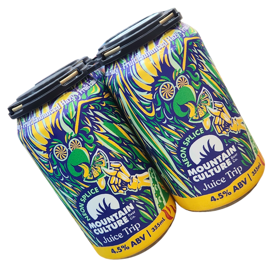 Mountain Culture Beer Co Fruit Enhanced Hazy Neon Splice 355mL 4.5%