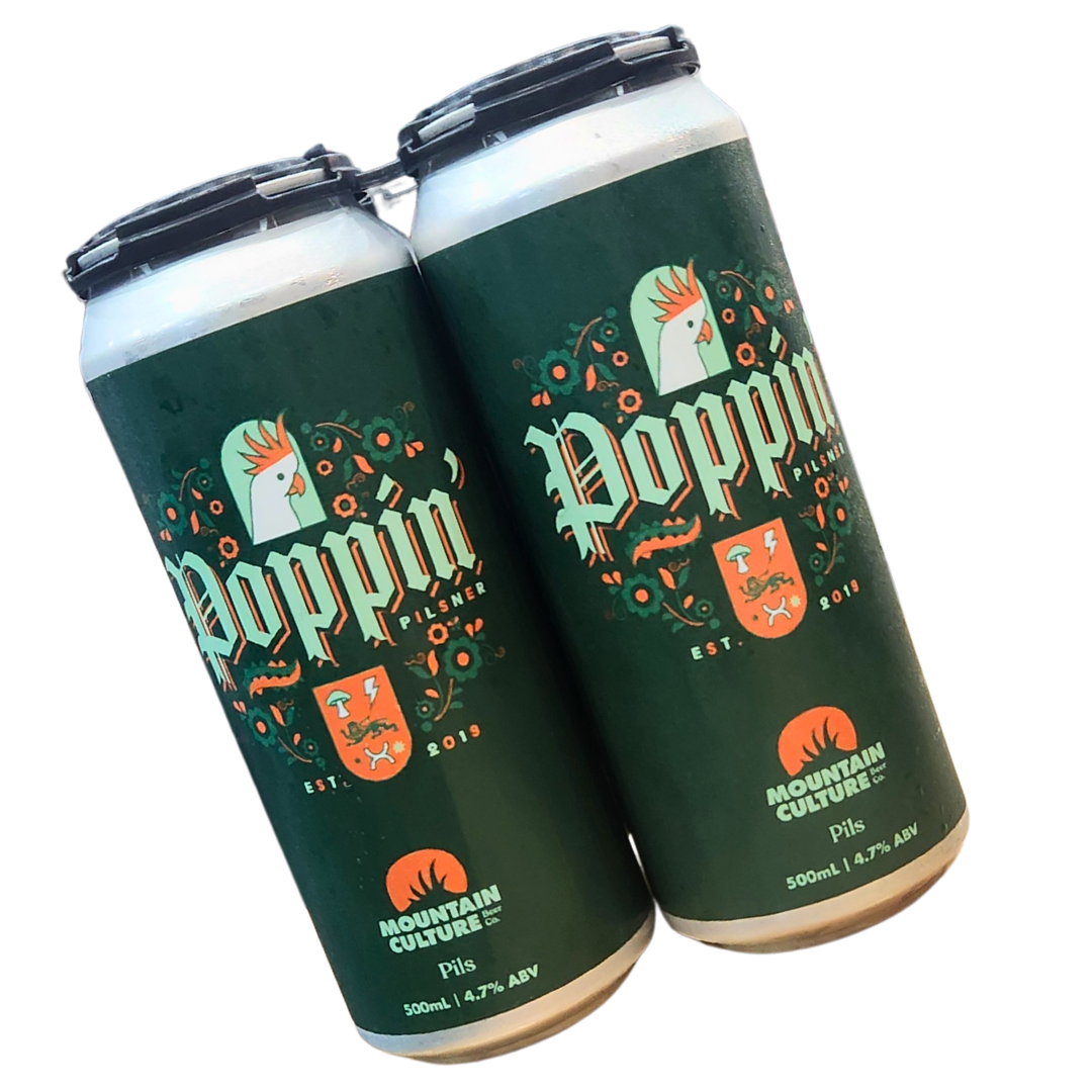 Mountain Culture Poppin' - Oktoberfest Pilsner 500ml