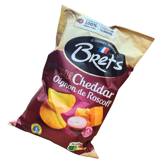 Brets Cheddar and Onion from Roscoff Chips 125g