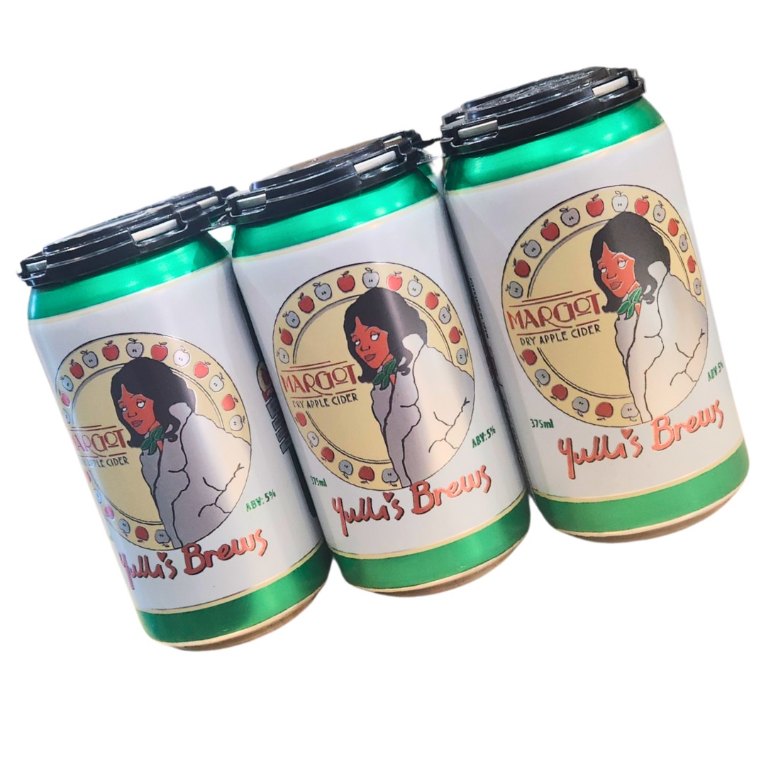 Yulli's Brews Margot Dry Apple Cider 375ml