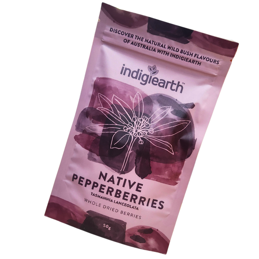 Indigiearth Native Pepperberries Whole Dried Berries 50g