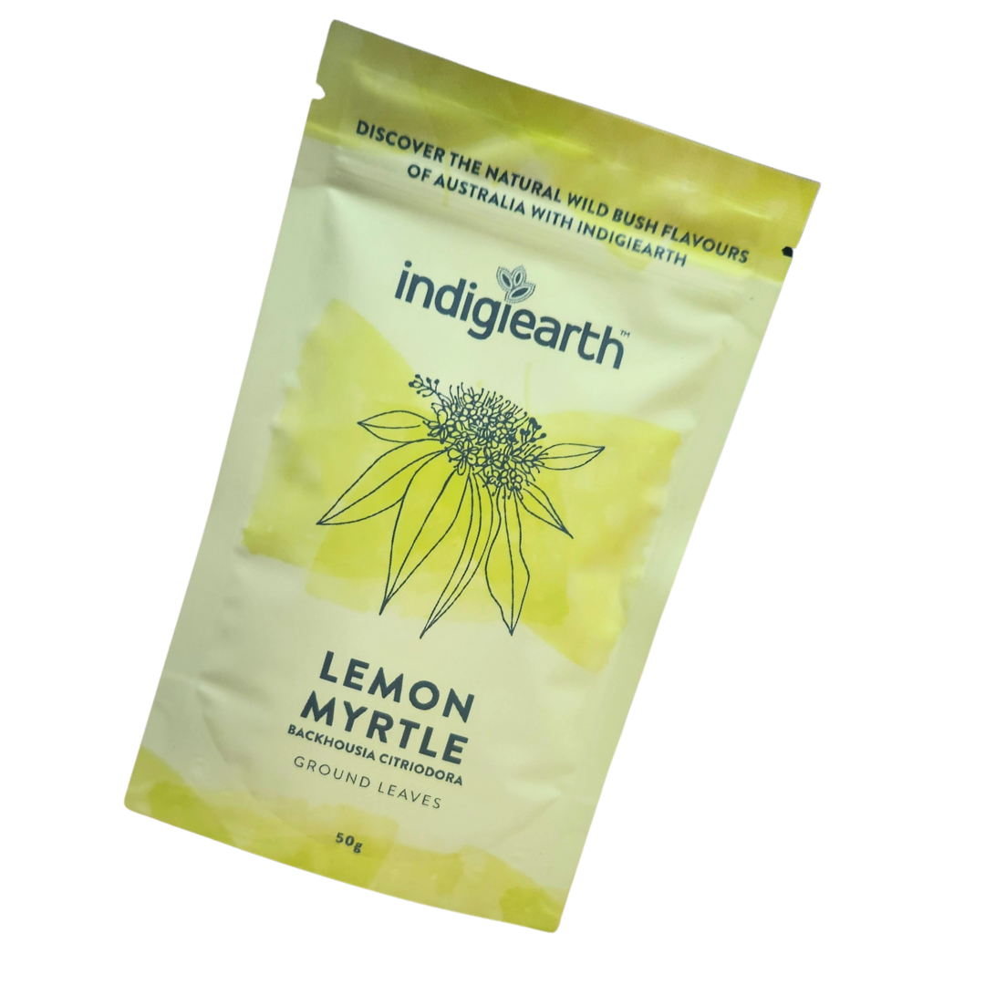 Indigiearth Lemon Myrtle Ground Leaves 50g