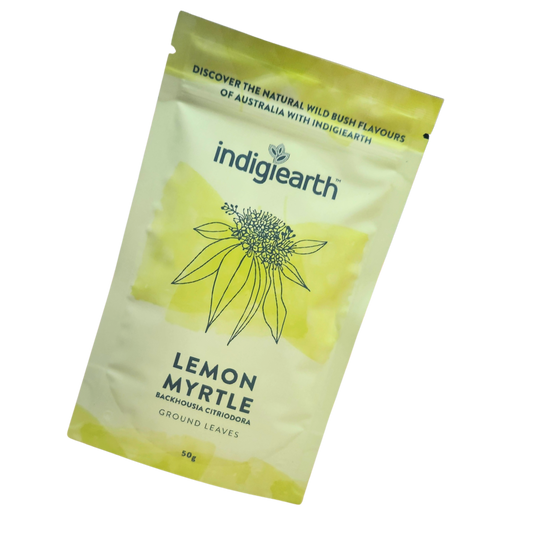 Indigiearth Lemon Myrtle Ground Leaves 50g