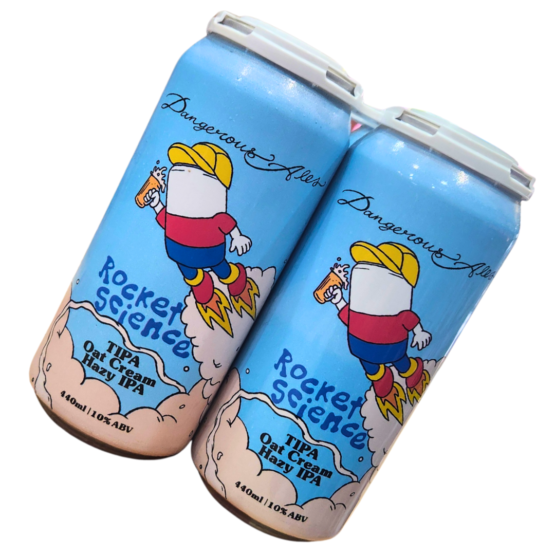 Dangerous Ales Rocket Science TIPA Oat Cream Hazy IPA 440ml 10%