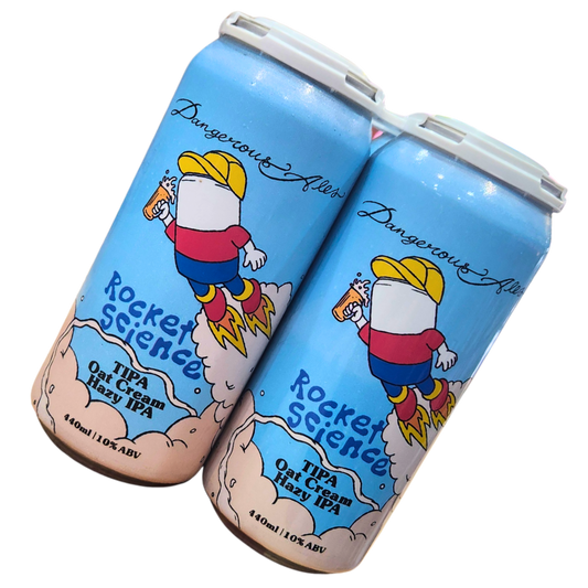 Dangerous Ales Rocket Science TIPA Oat Cream Hazy IPA 440ml 10%
