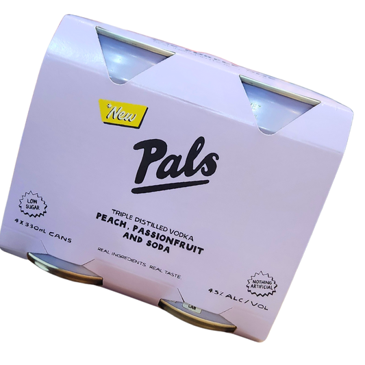 Pals Vodka Peach Passionfruit & Soda Cans