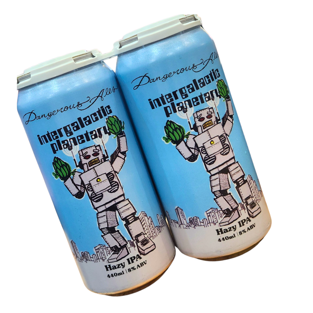 Dangerous Ales Intergalactic Planetary Hazy IPA 440mL 8%