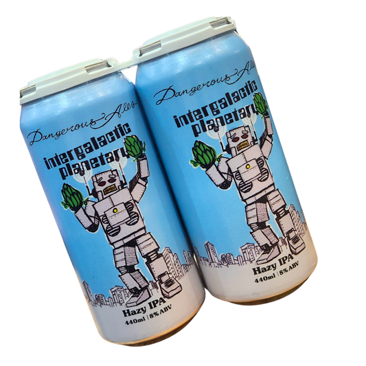 Dangerous Ales Intergalactic Planetary Hazy IPA 440mL 8%