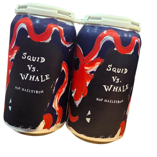 Sailors Grave Brewing Squid vs Whale - Double Dry Hop Oat Cream Hazy IPA 7% ABV | 355ml