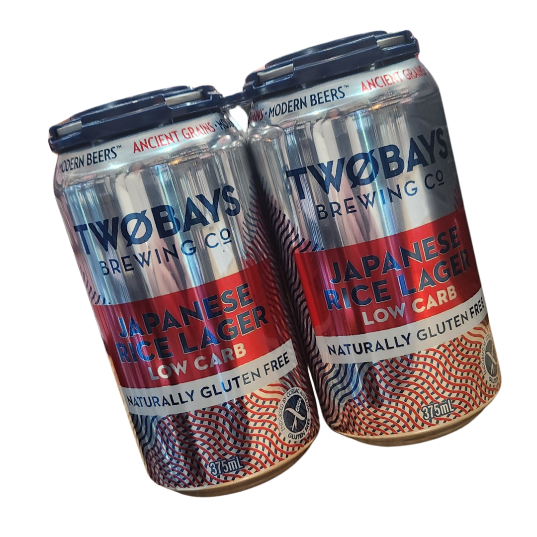 Two Bays Brewing Co Japanese Rice Lager 4.2% abv 375 mL