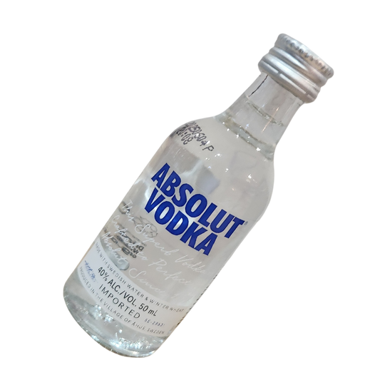 Absolut Vodka 50mls  40%Alc