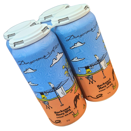 Dangerous Ales Backyard Hazy IPA 440ml. ABV: 8%